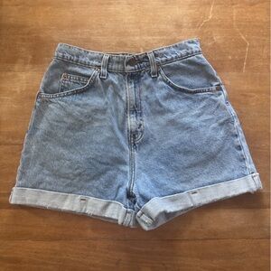 Levi's Vintage Orange Tab Blue Denim Shorts